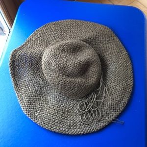 Brown straw hat